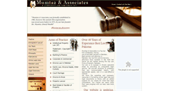 Desktop Screenshot of ma-law.org.pk